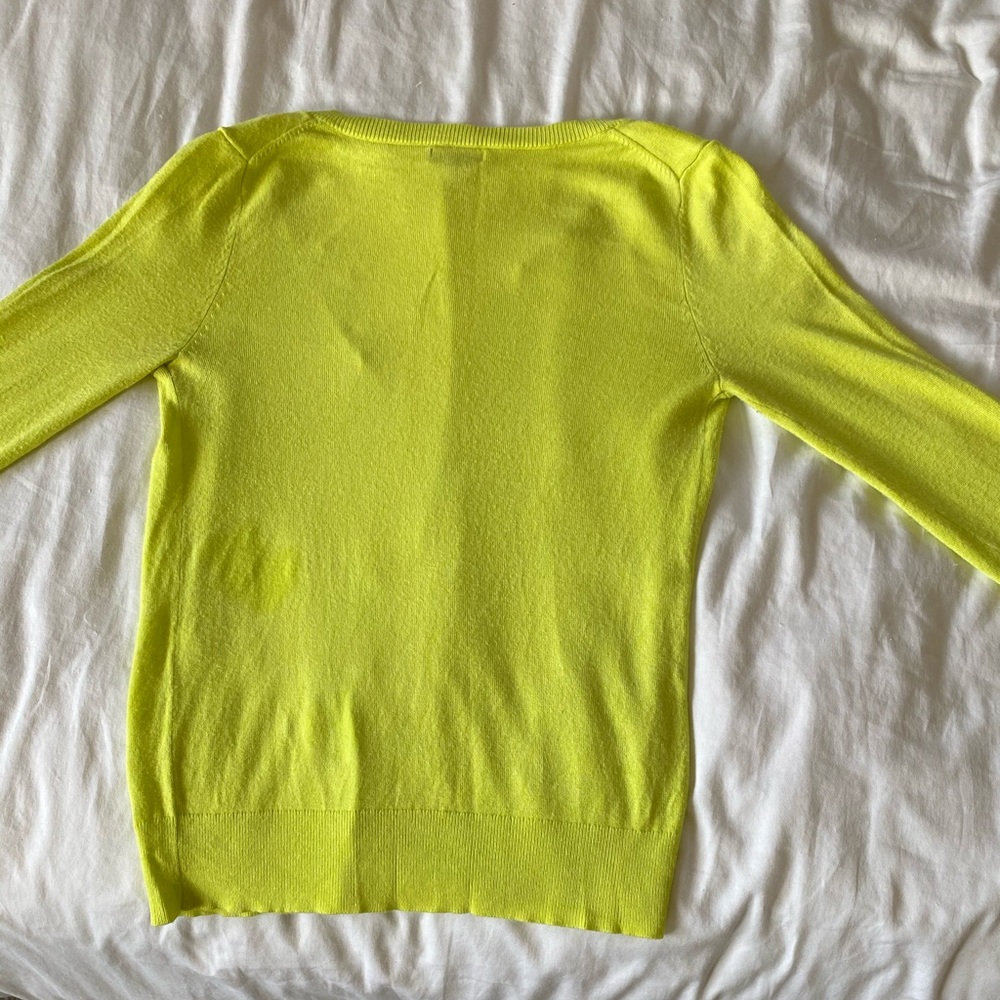 Express Light Green Button Cardigan - image 6